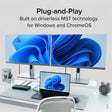Plugable USB C Docking Station Dual Monitor 2 HDMI Ports, Power Delivery Dock, Dual 4K Monitor