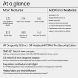 HP Dragonfly G4 13.5" Touchscreen Notebook - WUXGA+ - Intel Core i5 13th Gen i5-1335U - Intel Evo Platform - 16 GB - 512 GB SSD - English Keyboard - Slate Blue