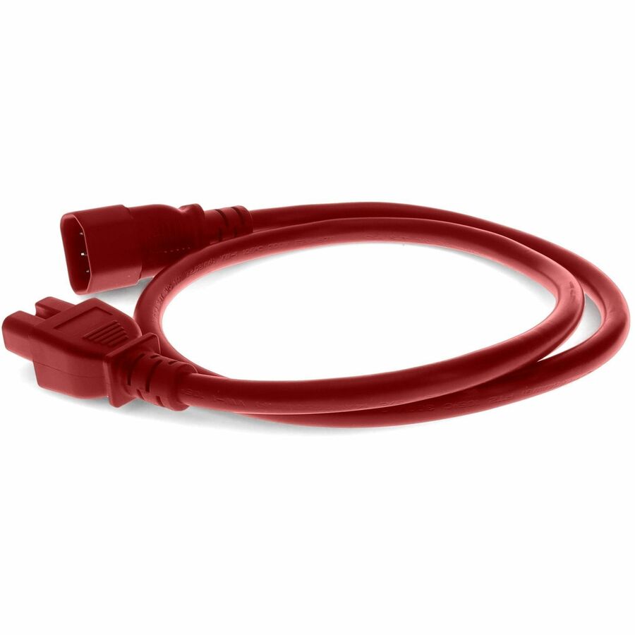 9FT C14/C15 14AWG RED PWR CBL