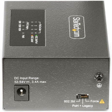 StarTech.com 4-Port Multi-Gigabit PoE++ Injector, 5/2.5/1G Ethernet (NBASE-T), PoE/PoE+/PoE++ (802.3af/802.3at/802.3bt), 160W Power Budget
