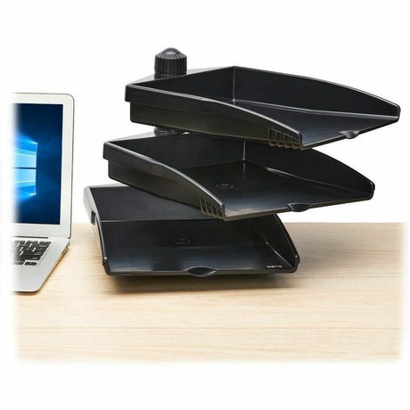 3-TRAY DOCUMENT HOLDER WITH