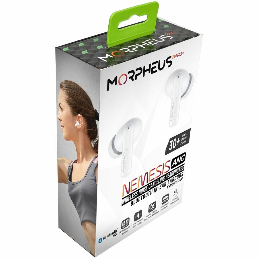 Morpheus 360 Nemesis ANC Wireless Noise Cancelling Headphones-Bluetooth 5.4 Earbuds-30H Playtime-TW2750W |