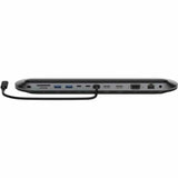 Belkin 11-in-1 Universal USB-C Docking Station - USB 3.2 - 10 Gbps - 100W - 2xHDMI, 1xVGA, 2xUSB-A, 1xUSB-C - Grey