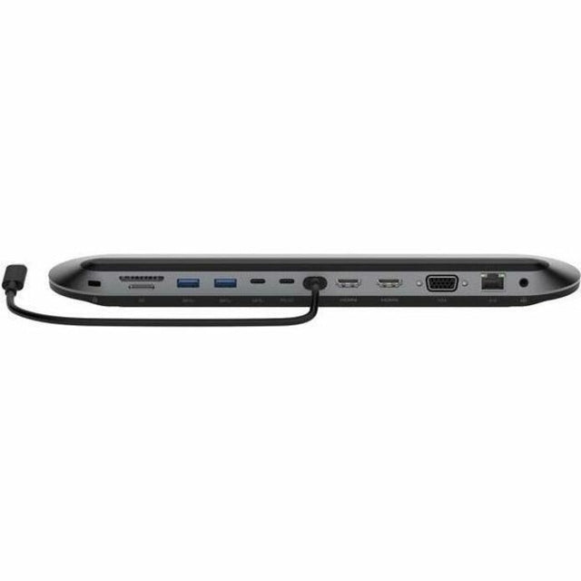 Belkin 11-in-1 Universal USB-C Docking Station - USB 3.2 - 10 Gbps - 100W - 2xHDMI, 1xVGA, 2xUSB-A, 1xUSB-C - Grey