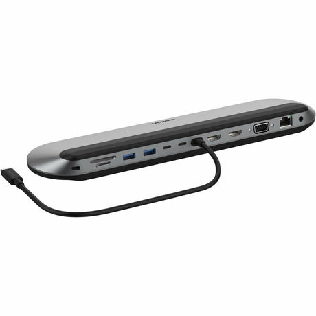 Belkin 11-in-1 Universal USB-C Docking Station - USB 3.2 - 10 Gbps - 100W - 2xHDMI, 1xVGA, 2xUSB-A, 1xUSB-C - Grey