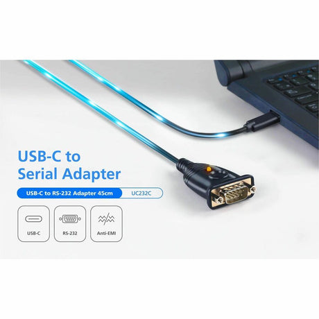 USB-C TO RS-232 ADAPTER