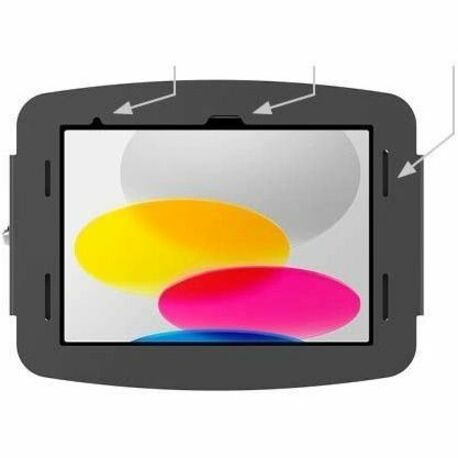 Compulocks Mounting Enclosure for Tablet, Hub - Black