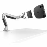 Compulocks Mounting Arm for Tablet, Enclosure - Silver, Black