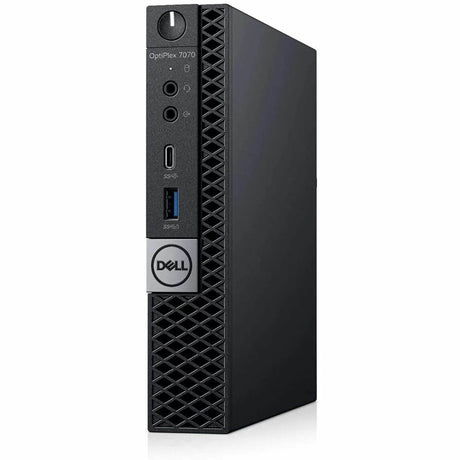 Joy Systems - Dell OptiPlex 7000 7070 Desktop Computer - Intel Core i7 8th Gen i7-8700T - 32 GB - 1 TB SSD - Micro Tower - Refurbished