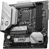 MSI B760M PROJECT ZERO Desktop Motherboard - Intel B760 Chipset - Socket LGA-1700 - Micro ATX