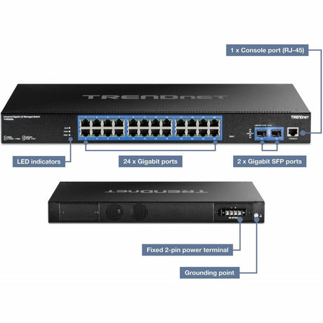 26 Port Industrial Gigabit L2