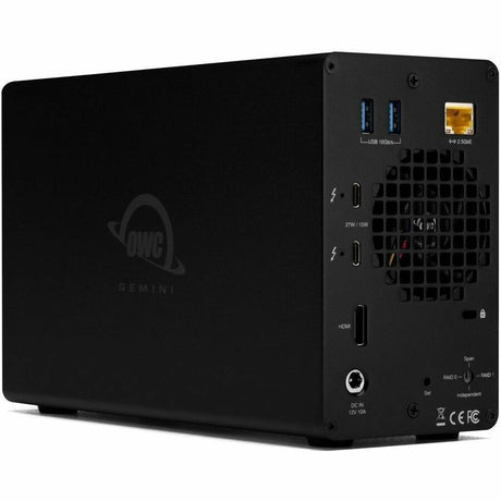 OWC 8TB Gemini Ultra X2 Thunderbolt (40Gb/s) Dock + NVMe RAID External Storage Solution w/ SoftRAID