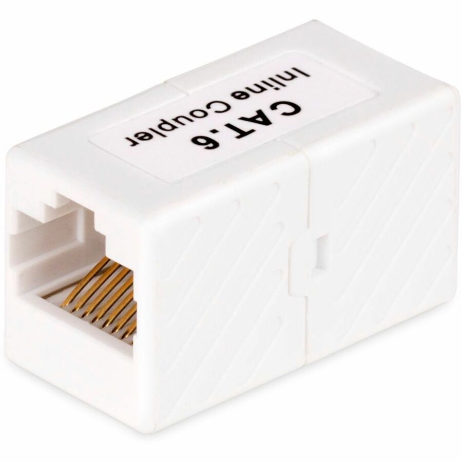 StarTech.com RJ45 Coupler, Inline Cat6 Coupler, Female to Female (F/F) T568 Connector, Unshielded Ethernet Cable Extension