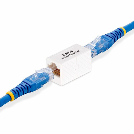 StarTech.com RJ45 Coupler, Inline Cat6 Coupler, Female to Female (F/F) T568 Connector, Unshielded Ethernet Cable Extension
