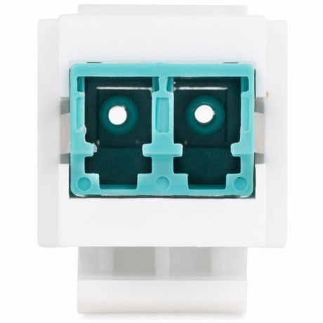 StarTech.com LC to LC Coupler, LC Fiber Coupler, LC/UPC Duplex Keystone Jack, Fiber Optic Keystone Coupler for Patch Panel