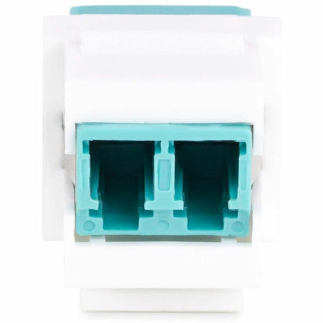 StarTech.com LC to LC Coupler, LC Fiber Coupler, LC/UPC Duplex Keystone Jack, Fiber Optic Keystone Coupler for Patch Panel