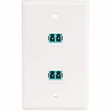 StarTech.com LC to LC Coupler, LC Fiber Coupler, LC/UPC Duplex Keystone Jack, Fiber Optic Keystone Coupler for Patch Panel