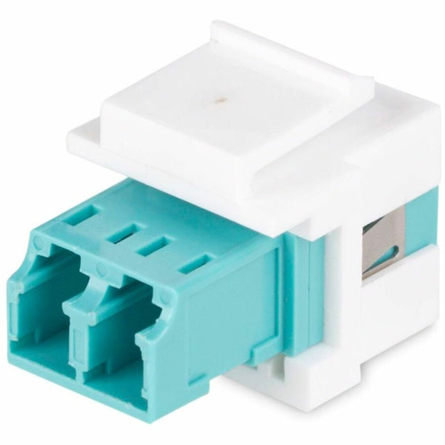 StarTech.com LC to LC Coupler, LC Fiber Coupler, LC/UPC Duplex Keystone Jack, Fiber Optic Keystone Coupler for Patch Panel