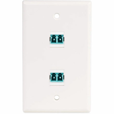 StarTech.com LC to LC Coupler, LC Fiber Coupler, LC/UPC Duplex Keystone Jack, Fiber Optic Keystone Coupler for Patch Panel