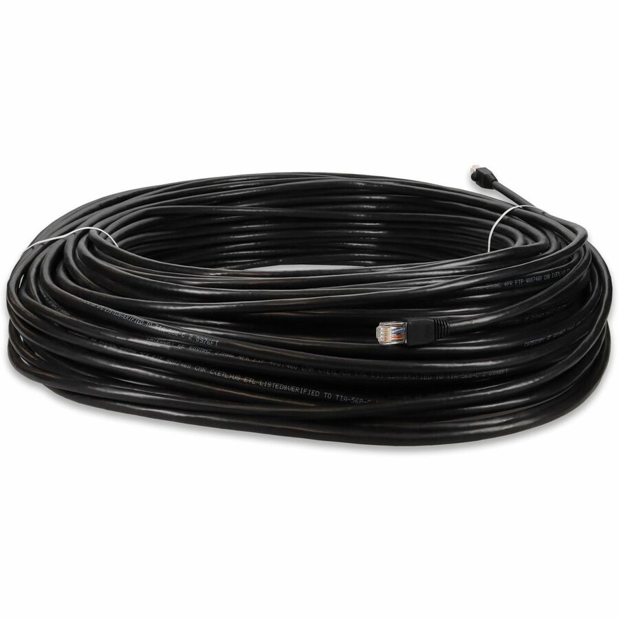 75FT BLACK CAT6 UTP PVC