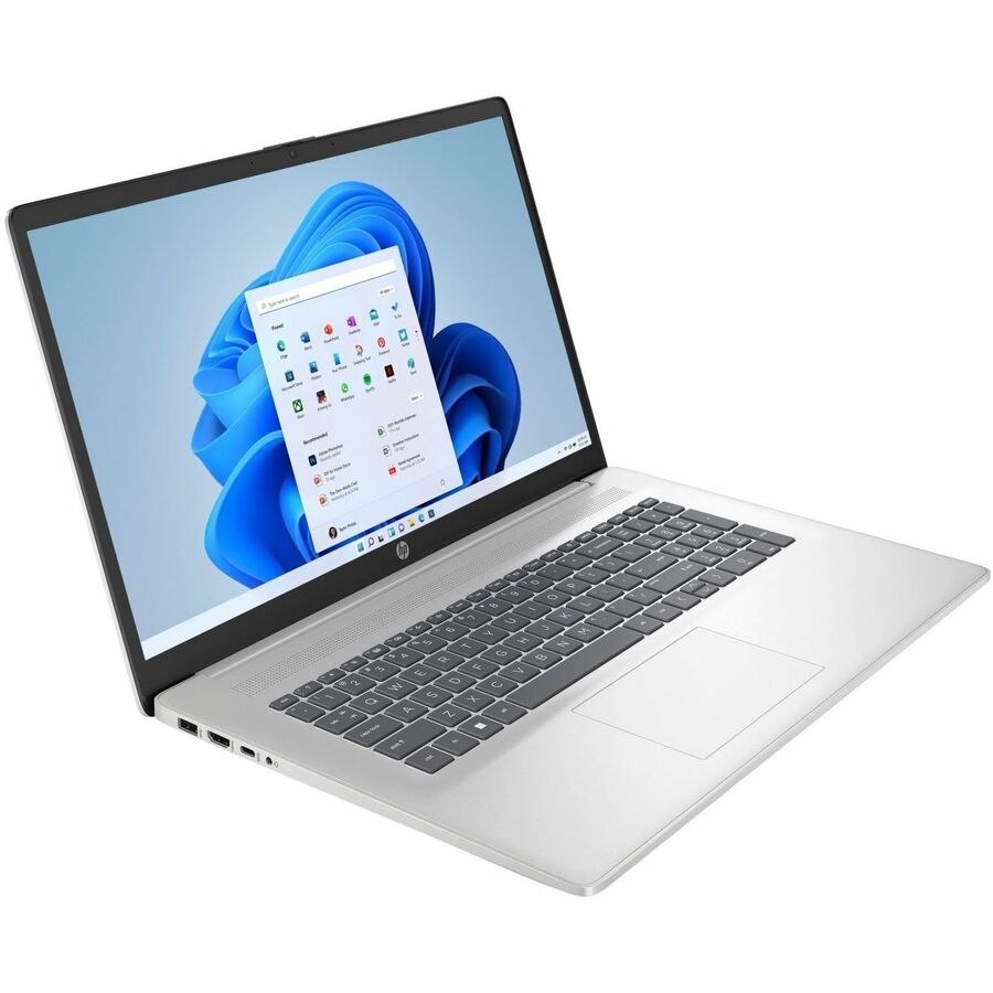 HP 17.3" Notebook - Full HD - 1920 x 1080 - (Intel N-Series N200 Quad-core (4 Core) - 8 GB Total RAM - 512 GB SSD - Natural Silver - Refurbished