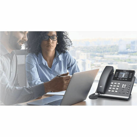 Yealink SIP-T44W IP Phone - Corded - Corded/Cordless - Bluetooth, Wi-Fi - Wall Mountable, Desktop - Classic Gray