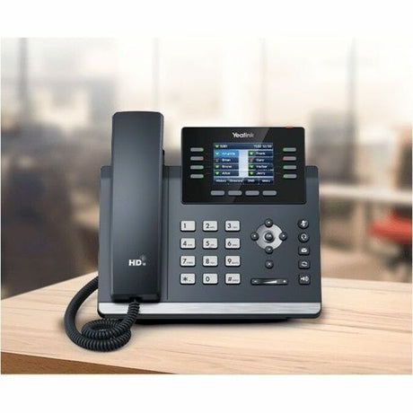 Yealink SIP-T44U IP Phone - Corded - Corded - Wall Mountable - Classic Gray
