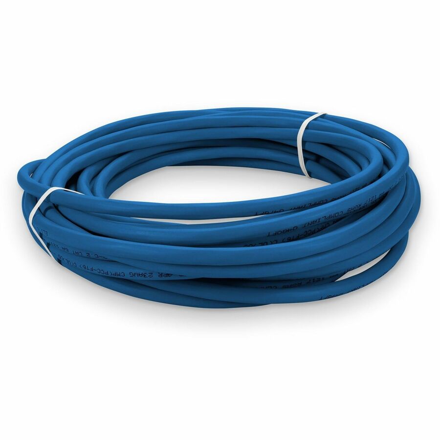 25FT BLUE CAT6A UTP PLENUM