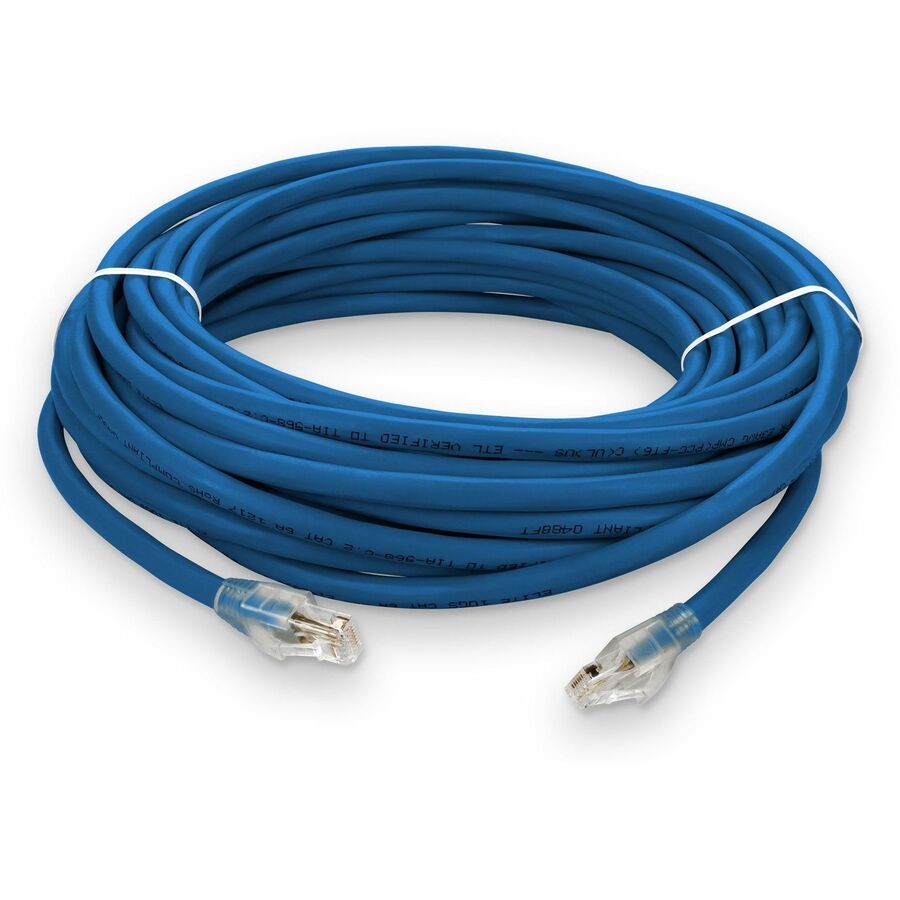 25FT BLUE CAT6A UTP PLENUM