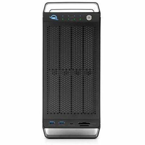 OWC 114TB ThunderBay Flex 8 - 1x 2TB U.2 NVMe, 7x 16TB HDD + Docking + PCIe Expansion Solution
