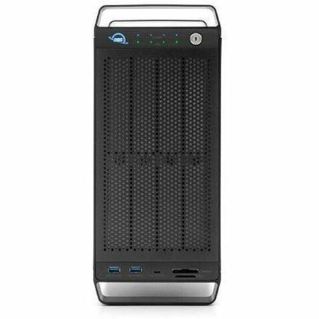OWC 58TB ThunderBay Flex 8 - 1x 2TB U.2 NVMe, 7x 8TB HDD + Docking + PCIe Expansion Solution