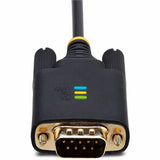 StarTech.com 13ft (4m) 2-Port USB to Serial Adapter Cable, COM Retention, FTDI, DB9 RS232, Changeable DB9 Screws/Nuts, Windows/macOS/Linux