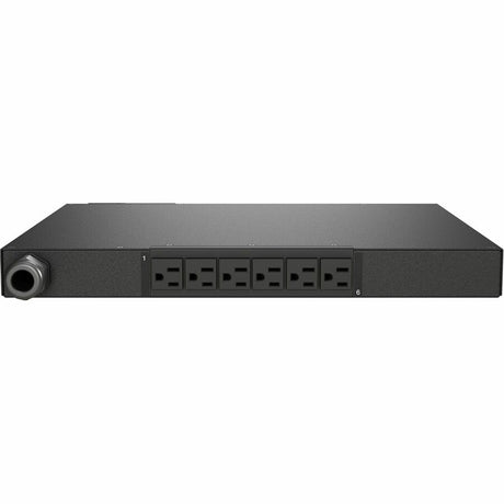 Vertiv Geist Switched Rack PDU with Next Generation IMD - 1U| 15A| 120V| (6) NEMA 5-15R Receptacles| NEMA 5-15P Plug| 1.4kW Power Capacity| VP5N11A0