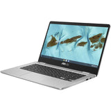 Asus Chromebook C424 C424MA-GE44F-P 14" Chromebook - Full HD - Intel Celeron N4020 - 4 GB - 64 GB Flash Memory - Silver