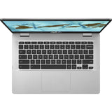 Asus Chromebook C424 C424MA-GE44F-P 14" Chromebook - Full HD - Intel Celeron N4020 - 4 GB - 64 GB Flash Memory - Silver