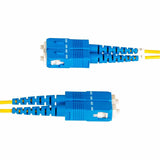 StarTech.com 3m (9.8ft) LC to SC (UPC) OS2 Single Mode Duplex Fiber Optic Cable, 9/125, 100G, Low Insertion Loss, LSZH Fiber Jumper Cord