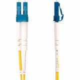 StarTech.com 2m (6.6ft) LC to SC (UPC) OS2 Single Mode Duplex Fiber Optic Cable, 9/125, 100G, Low Insertion Loss, LSZH Fiber Jumper Cord