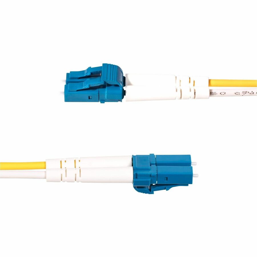 StarTech.com 2m (6.6ft) LC to SC (UPC) OS2 Single Mode Duplex Fiber Optic Cable, 9/125, 100G, Low Insertion Loss, LSZH Fiber Jumper Cord