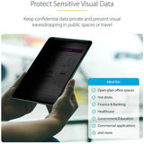 StarTech.com 4-Way Privacy Screen For 11-inch iPad Pro, For Portrait/Landscape Orientations, Touch-Enabled, +/- 30 Deg. View, Matte Finish