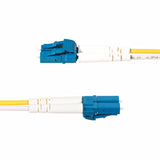 StarTech.com 10m (32.8ft) LC to SC (UPC) OS2 Single Mode Duplex Fiber Optic Cable, 9/125, 100G, Low Insertion Loss, LSZH Fiber Jumper Cord