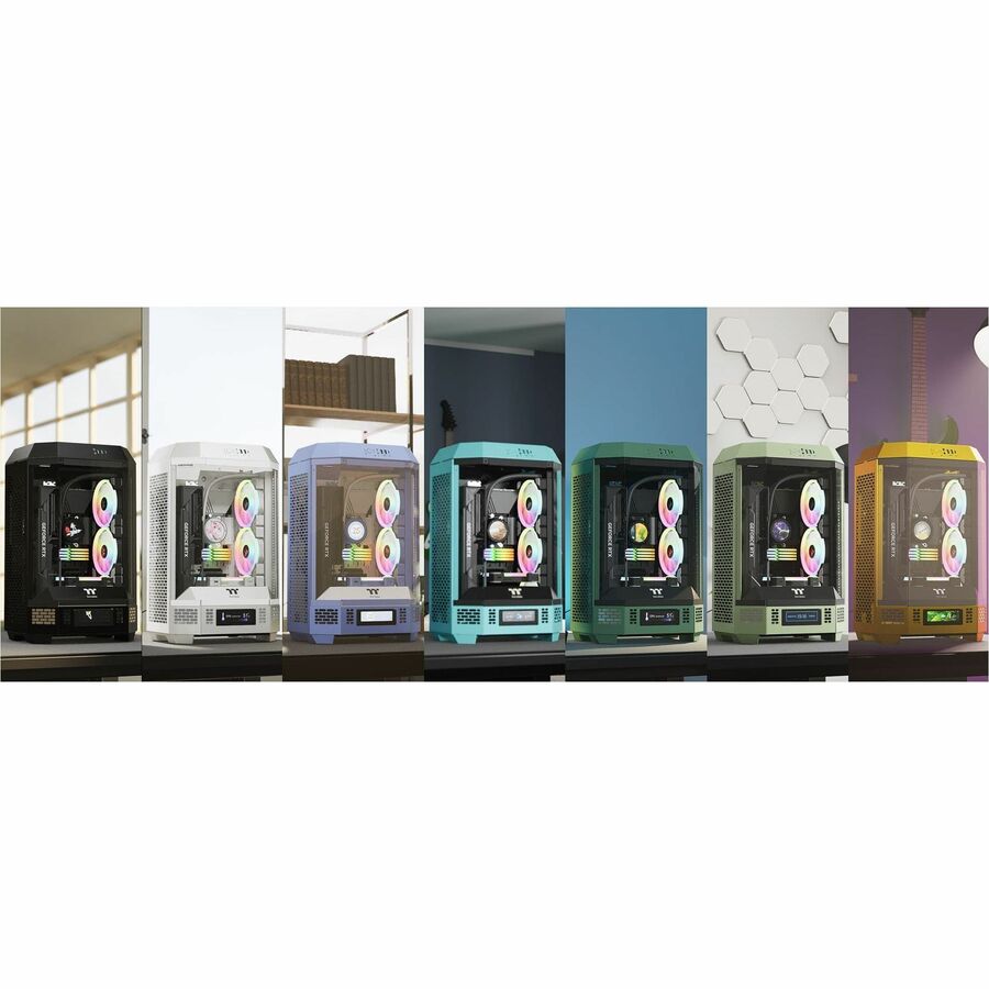 Thermaltake The Tower 300 Matcha Green Micro Tower Chassis