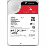 Seagate IronWolf Pro ST24000NT002 24 TB Hard Drive - 3.5" Internal - SATA (SATA/600) - Conventional Magnetic Recording (CMR) Method