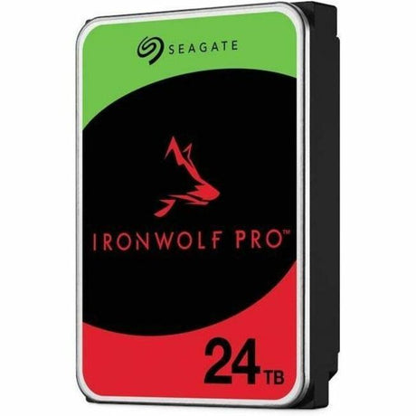 Seagate IronWolf Pro ST24000NT002 24 TB Hard Drive - 3.5" Internal - SATA (SATA/600) - Conventional Magnetic Recording (CMR) Method