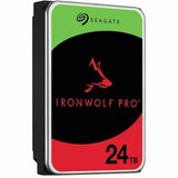 Seagate IronWolf Pro ST24000NT002 24 TB Hard Drive - 3.5" Internal - SATA (SATA/600) - Conventional Magnetic Recording (CMR) Method