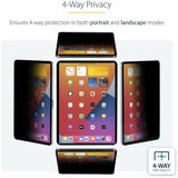 StarTech.com 4-Way Privacy Screen For 12.9-inch iPad Pro, 3rd Gen and Up, Portrait/Landscape, Touch-Enabled, +/- 30 Deg. View, Anti-Glare