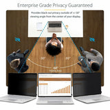 StarTech.com 14in 16:9 Touch Privacy Screen, Laptop Security Shield, Anti-Glare Blue Light Filter Flip-Over
