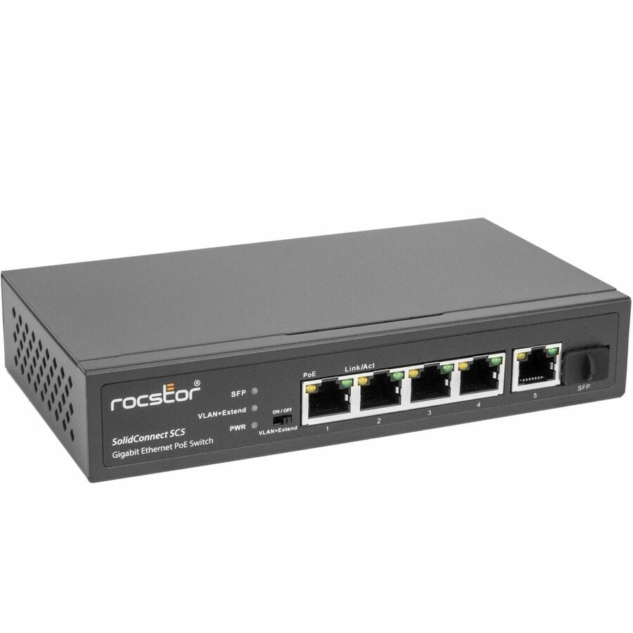 SOLIDCONNECT SC5 4-PORT POE