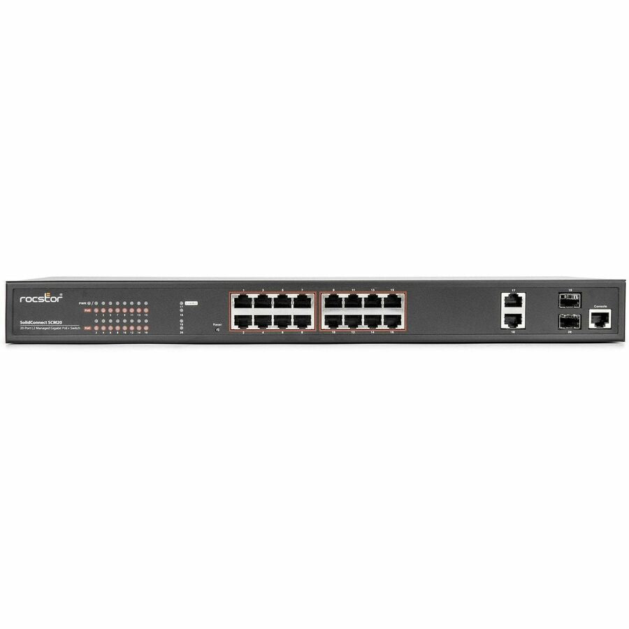 SOLIDCONNECT SCM20 16-PORT POE