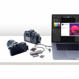 StarTech.com USB 3.0 Multi-Media Memory Card Reader, SD/microSD/CompactFlash, USB-C 5Gbps External Card Reader with Attached USB-A Adapter