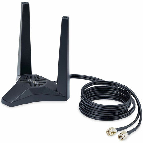 StarTech.com Wi-Fi 6E PCIe Network Card, Bluetooth 5.3, Magnetic Antenna Base, Tri-Band 802.11ax, AX5400 WiFi NIC, Windows/Linux